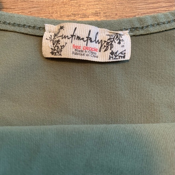 Free people Green Bodysuit One Piece - Picture 6 of 6